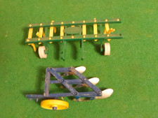 BRITAINS FARM  CULTIVATOR AND PLOUGH  1/32 Scale VGC, NO BOX.