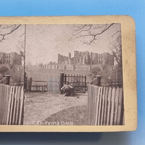 Stereoview card c1875 - card,