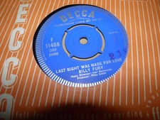 BILLY FURY - A KING FOR