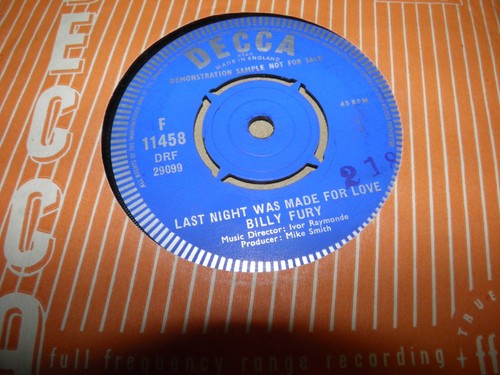 Billy fury king for - billy,