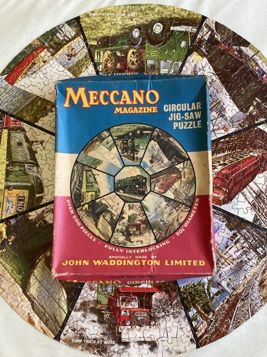 Vintage circular jigsaw - jigsaw, puzzle