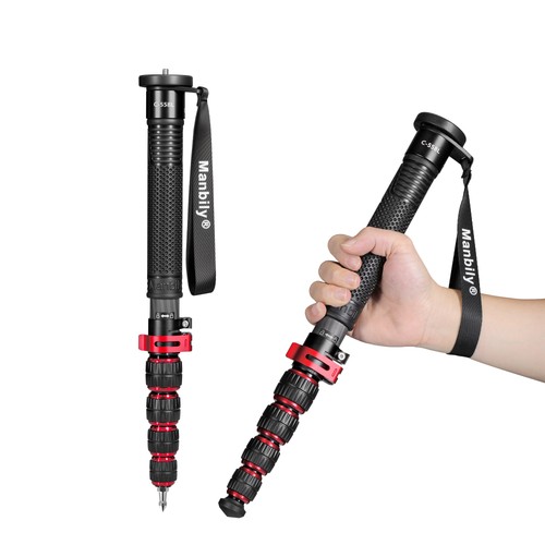 Manbily carbon fiber monopod - carbon,