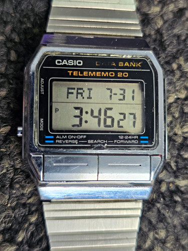 Casio data bank telememo - telememo, 20