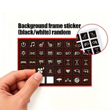 40PCS Car Luminous Button