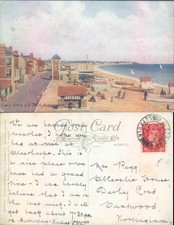 Crag Path Beach Aldeburgh J Salmon Ltd 1914 postmark Cities Towns Coastal