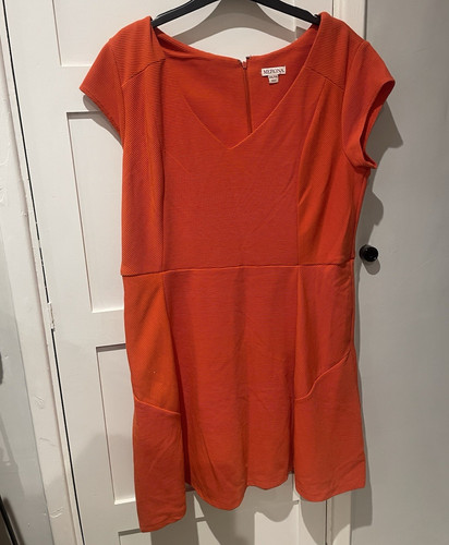 Merona women orange - merona, ribbed