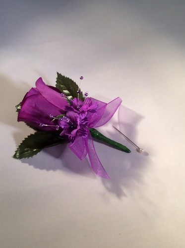 Cadbury purple silk rose - cadbury,