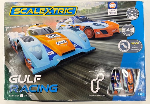Scalextric gulf racing - racing, set
