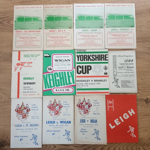 Rugby league club programmes - rugby,