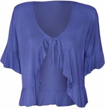 LADIES TIE UP FRONT BOLERO