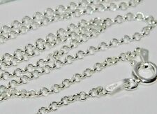 Sterling Silver Belcher Chain Necklace - 16" 18" 20" 22" 24" 26" 30"