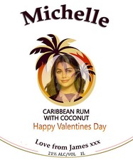 PERSONALISED MALIBU COCONUT