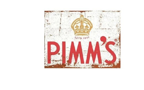 Pimms metal retro sign - retro,