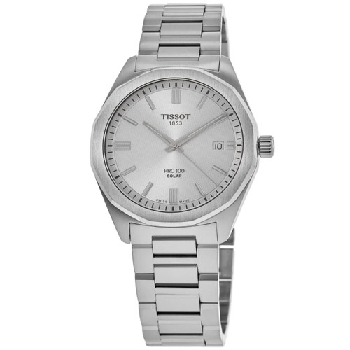 New tissot prc100 solar silver - prc100,
