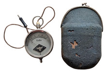 Vintage Voltmeter Volt Gauge -