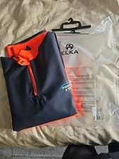 Elka Fishing Smock 177102A New Medium Orange/Navy Waterproof