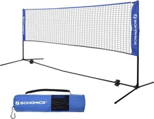 SONGMICS 4 m Badminton Net Volleyball Net Height Adjustable SYQ400