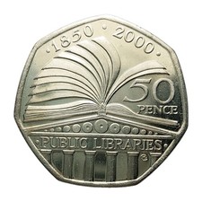 Great Britain 50 Pence 2000