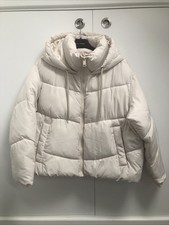 Zara Cream Ivory Padded Puffer