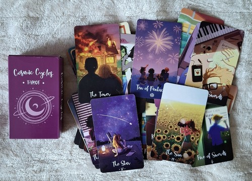 Cosmic cycles tarot deck - cosmic,
