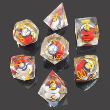 7Pcs Anime Poly Dice Set
