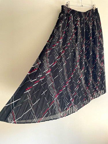 Retro inspired chiffon pleated - retro,