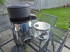 Zenvolt® 4L Water Distiller  Stainless Steel -Adjustable Temperature- UK Stock