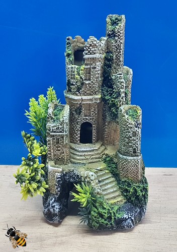 Aquarium ornament castle rock - aquarium,