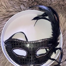 Venetian Black Costume Face