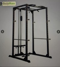 Complete Home Gym Setup BodyMax CF375 Power Rack, Bench, Barbell + 100kg Weights