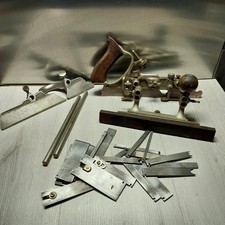 Vintage STANLEY No. 45 Combination Plane, Fences and 20 cutters/blades woodwork