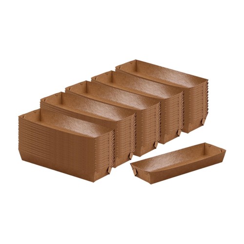 100x paper food boats - paper,