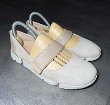 WOMENS CLARKS TRIGENIC LEATHER COMFORT SHOES SIZE 4