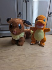Pokemon Charmander And Eevee Plush Talking build a bear