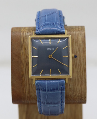Piaget square 26mm blue - blue, dial