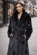 Black Ranch Mink 3/4 Length