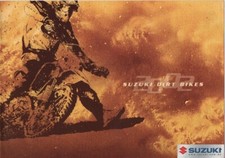 Suzuki Australia Dirt Bikes Range Catalogue 2002 DRz400E DRz250 DR650SE RM250K2