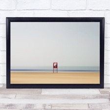 Pier Beach Landscape red hut
