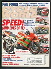 1999 March Cycle World Motorcycle Magazine - 1000cc Egli Vincent Cafe Racer