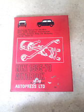 CLASSIC MINI COOPER S AUTOPRESS AUTOBOOK MANUAL 1275 GT BMC MK1 TRAVELLER 998