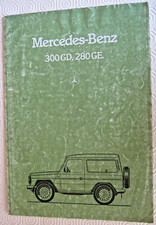 MERCEDES G WAGEN 300GD 280GE BROCHURE 12 PAGES FOLD OUT