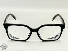 PRADA VPR B03 289-1O1 Square Clear Acetate Glasses Spectacles Frames Size 54
