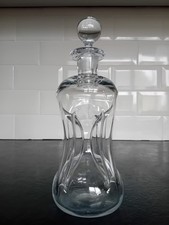 Vintage Jacob Bang Holmegaard Kluk Kluk Glass Decanter Glassverk Norway MCM - 9"