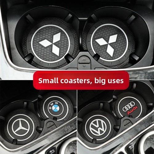 2pc car water cup - car, mat