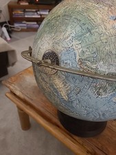 Vintage Metal Globe 1970 Made