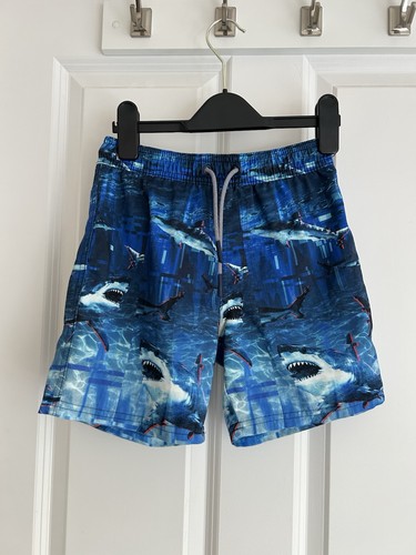 Boys swim shorts blue - m&s,