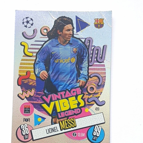 Topps match attax - topps, messi