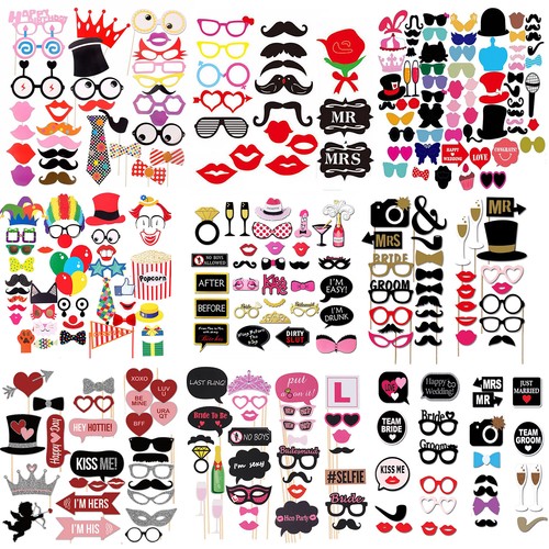 Party photo booth props - party,
