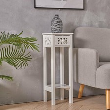 Nightstand Chic White Slim
