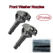 2PCs Front Wiper Washer Nozzle